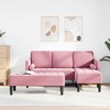 Sofa Sofos komplektas 2 vnt. Rožinė Poliesteris