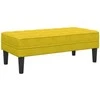 Sofa Sofos komplektas 2 vnt. Geltona Poliesteris