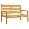 Sodo sofa-suoliukas, 120cm, akacijos medienos masyvas