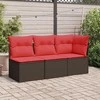 | Sodo sofa | su pagalve Ruda 55 x 62 x 69 cm poliratanas