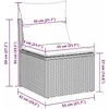 Sodo Sofų Rinkinys 8 vnt. Smėlio poliratanas