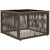 Sodo Sofų Rinkinys 8 vnt. Pilka 55 x 55 x 37 cm poliratanas