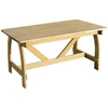Sodo stalas, 150x74x75cm, impregnuota pušies mediena
