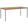 Lauko stalas Natūrali ir pilka 180 x 90 x 75 cm
