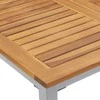 Lauko stalas Natūrali ir pilka 180 x 90 x 75 cm