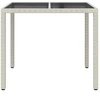 Sodo stalas Balta 90 x 90 x 75 cm poliratanas