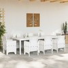 Sodo stalas Balta 250 x 100 x 73 cm poliratanas