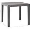 Sodo stalas, moka spalvos, 78x78x72cm, plastikas