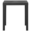 Sodo stalas, pilkos spalvos, 79x65x72cm, plastikas
