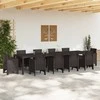 Sodo stalas Ruda 350 x 100 x 74 cm poliratanas