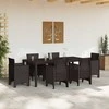 Sodo stalas Ruda 200 x 100 x 73 cm poliratanas