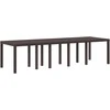 Sodo stalas Ruda 300 x 100 x 73 cm poliratanas