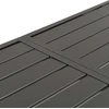 Sodo stalas, tamsiai pilkos spalvos, 180x83x72cm, plienas