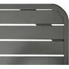 Sodo stalas, tamsiai pilkos spalvos, 180x83x72cm, plienas