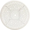 Sodo staliukas, baltos spalvos, 90x90x74cm, lietas aliuminis