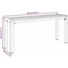 Sodo suolas Ruda 100 x 28 x 45cm Plienas