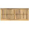 Sodo suolas 80,5 x 35 x 45 cm Kietos akacijos mediena Balta