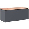 Sodo suolas Antracitas 100 x 40 x 43 cm Plienas