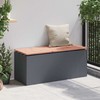 Sodo suolas Antracitas 100 x 40 x 43 cm Plienas