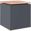 Sodo suolas Antracitas 40 x 40 x 43 cm Plienas
