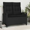 Sodo suolas Juoda 105 x 60 x 112 cm Plienas ir poliesteris