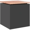 Sodo suolas Juoda 40 x 40 x 43 cm Plienas