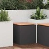 Sodo suolas Juoda 40 x 40 x 43 cm Plienas