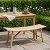 Sodo suolas Natūrali 110 x 45 x 50 cm Bambukas