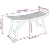 Lauko baldų komplektas Sodo suolas Natūrali 110 x 45 x 50 cm Bambukas