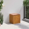 Sodo suolas 1 -Seater 40 x 40 x 43 cm Rūdijanti Kvadrato