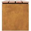 Sodo suolas 2 -Seater 80 x 40 x 43 cm Rūdijanti Stačiakampio
