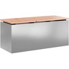 Sodo suolas Sidabro 100 x 40 x 43 cm Galvanizuotas plienas