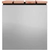 Sodo suolas Sidabro 40 x 40 x 43 cm Galvanizuotas plienas