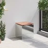 Sodo suolas Sidabro 40 x 40 x 43 cm Galvanizuotas plienas