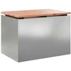 Sodo suolas Sidabro 60 x 40 x 43 cm Galvanizuotas plienas