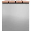 Sodo suolas Sidabro 60 x 40 x 43 cm Galvanizuotas plienas