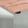 Sodo suolas Sidabro 60 x 40 x 43 cm Galvanizuotas plienas
