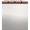 Sodo suolas Sidabro 60 x 40 x 43 cm Nerūdijantis plienas