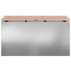 Sodo suolas Sidabro 80 x 40 x 43 cm Galvanizuotas plienas