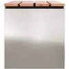 Sodo suolas Sidabro 80 x 40 x 43 cm Nerūdijantis plienas
