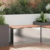 Sodo suolas Sidabro 80 x 40 x 43 cm Nerūdijantis plienas