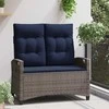 Sodo suolas su pagalve 105 x 60 x 112 cm plienas