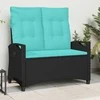 Sodo suolas su pagalve 105 x 60 x 112 cm plienas