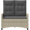 Sodo suolas su pagalve 105 x 60 x 112 cm plienas