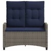 Sodo suolas su pagalve 105 x 60 x 112 cm plienas
