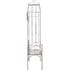 Sodo suoliukas, rudas, 122 cm, geležis, senovinio stiliaus