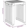 Sodo šoninis stalas 3 pcs Ruda 33 x 44,5 x 51 cm