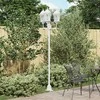 Sodo šviesa Balta 57 x 49 x 241 cm Aliuminis ir stiklas