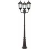 Sodo šviesa Bronzinė 61 x 53 x 235 cm Aliuminis ir stiklas
