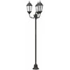 Sodo šviesa Bronzinė 57 x 49 x 241 cm Aliuminis ir stiklas